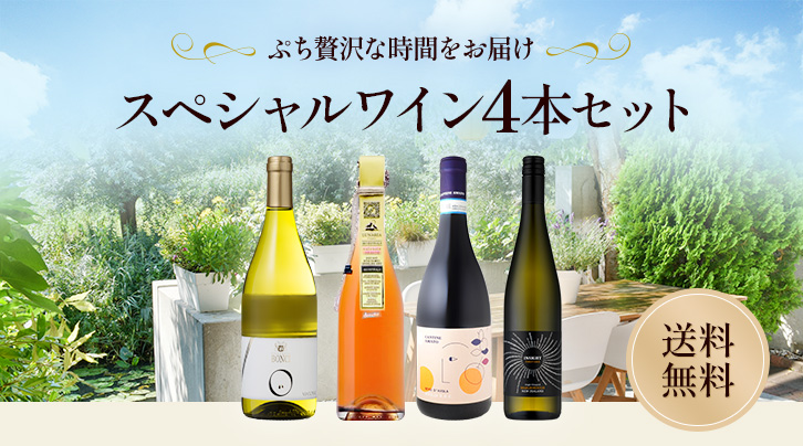 ぷち贅沢な時間をお届け スペシャルワイン4本セット 送料無料