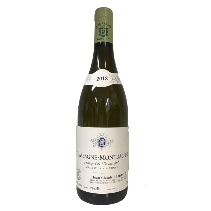 ジャン・クロード・ラモネ　シャサーニュ・モンラッシェ・1er クリュ・ブードリオット・ブラン 2018-Chassagne Montrachet 1er Cru Boudriotte Blanc