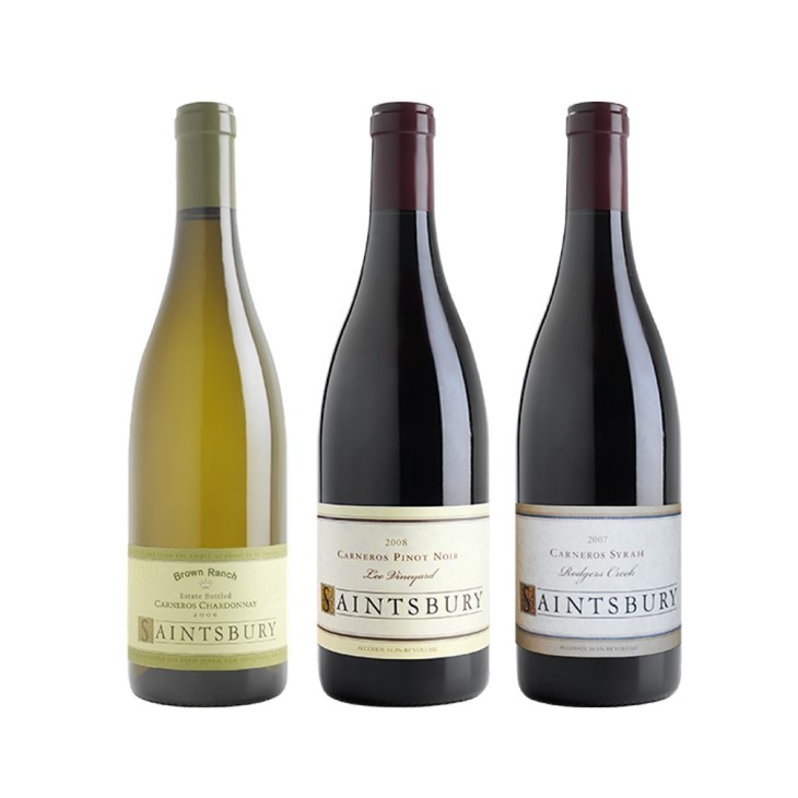 エレガント・カリフォルニアを代表するセインツベリーの飲み頃3本セット-Saintsbury Wine Set