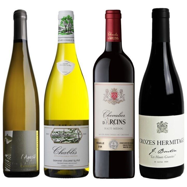 アカデミー・デュ・ヴァン直輸入フランスワイン4本セット-Academie du Vin French Wine 4-bottle Set