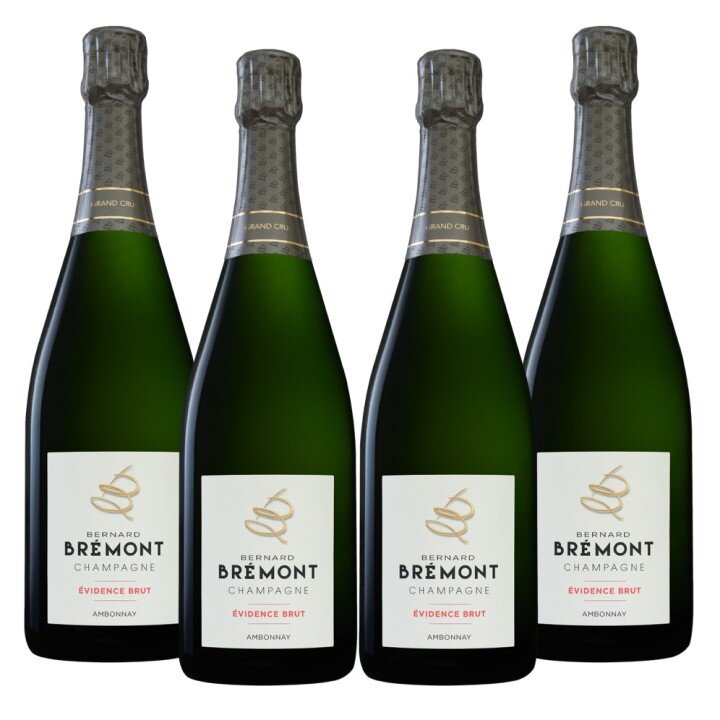 ベルナール・ブレモン アンボネイ・グランクリュ・ブリュット4本セット＜春におすすめ＞-Bernard Bremont Brut 4-bottle Set