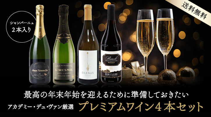 アカデミー・デュ・ヴァン厳選 プレミアムワイン4本セット